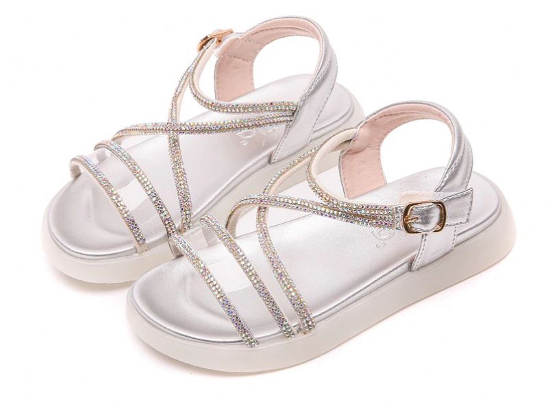 Luna Casual Sandaal Voor Meisjes - Zilver