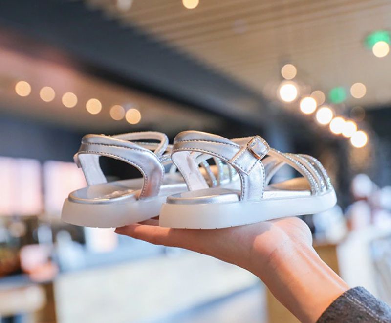 Luna Casual Sandaal Voor Meisjes - Zilver