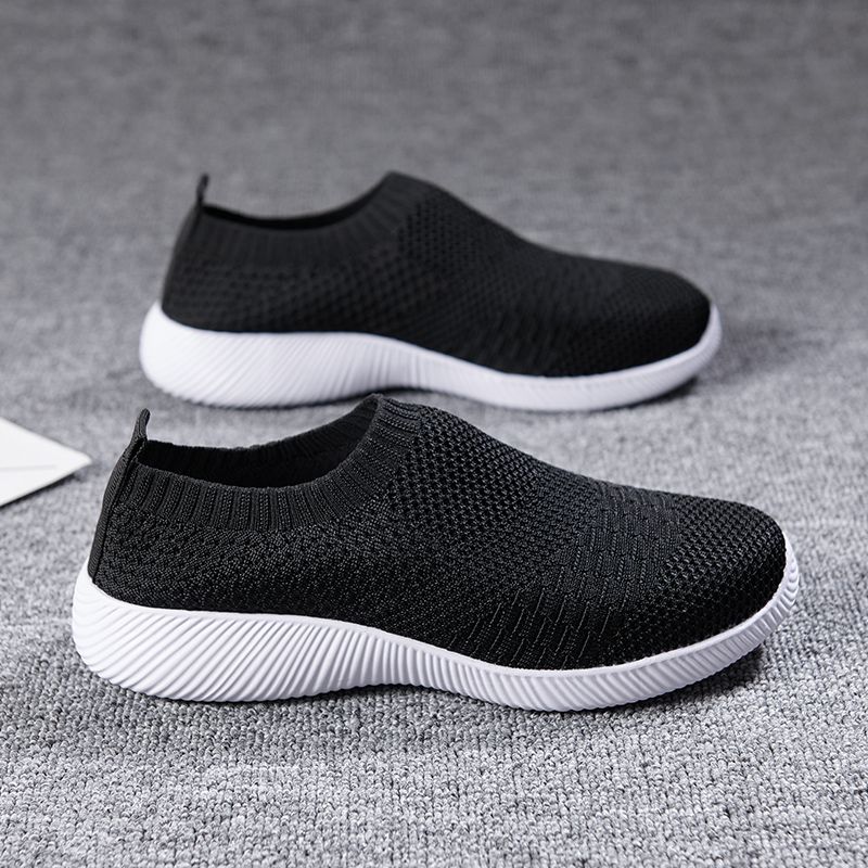 Luna Dames Lichtgewicht Ademend Mesh Slip-on Sneaker - Roze