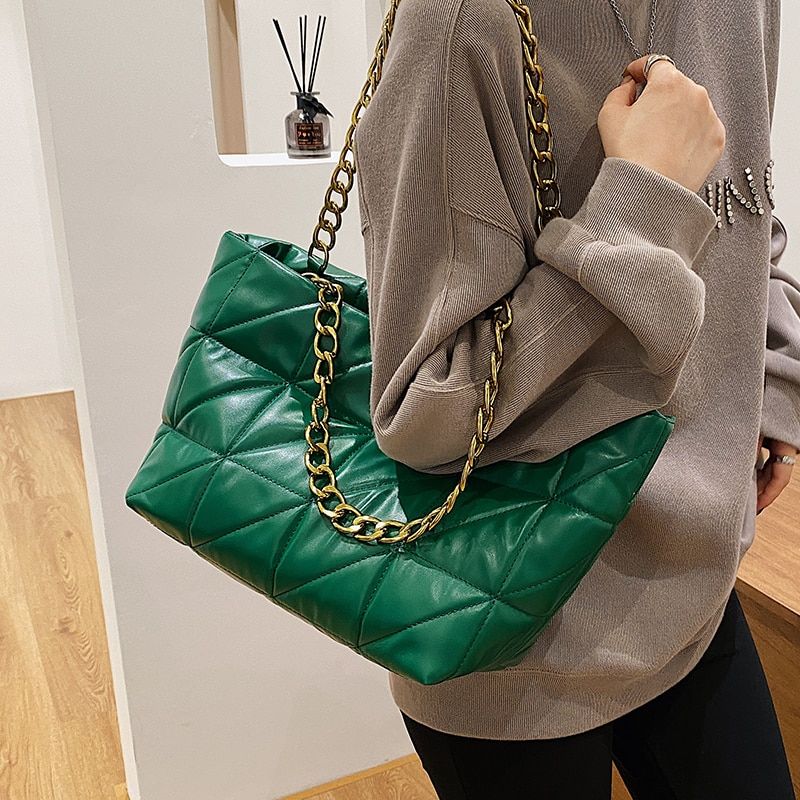 Lurch Dames Trend Leren Handtas - Groen