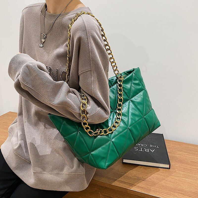 Lurch Dames Trend Leren Handtas - Groen