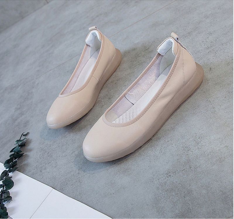Lurdes Dames Platte Schoenen - Beige