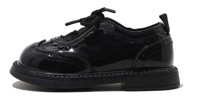 Lys Platte Schoenen Voor Meisjes - Zwart