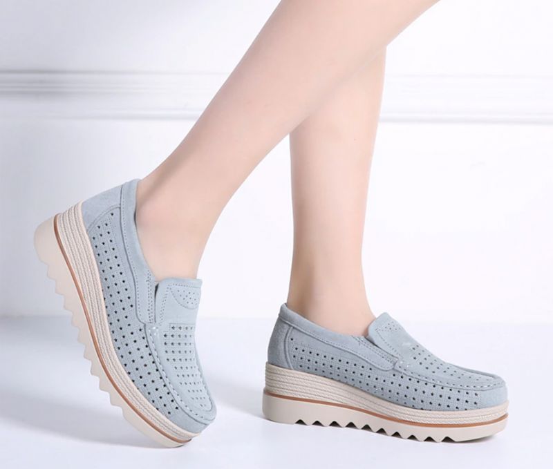 M10 Dames Platform Schoenen - Abrikoos