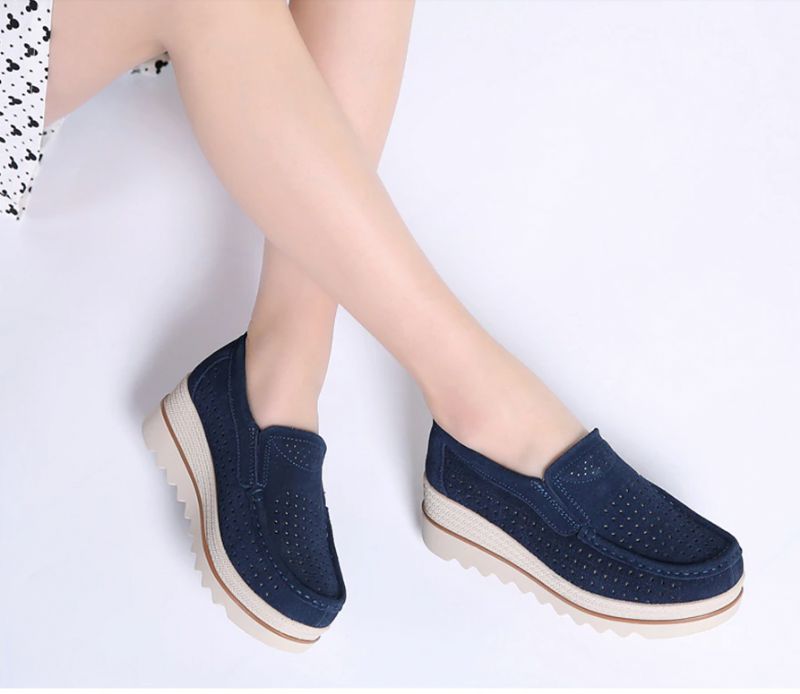 M10 Dames Platform Schoenen - Abrikoos