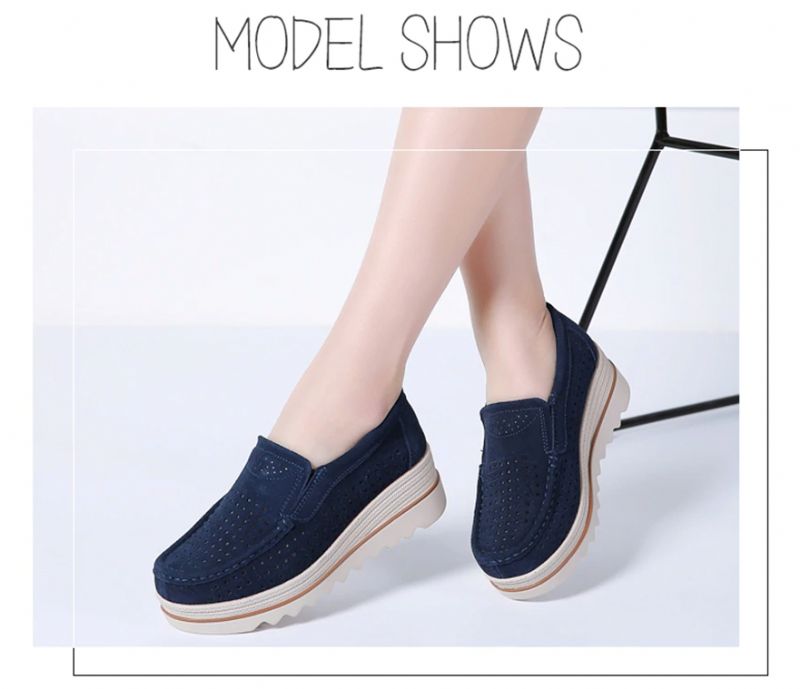 M10 Dames Platform Schoenen - Abrikoos