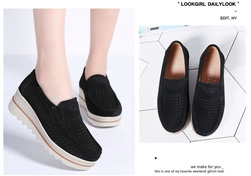 M10 Dames Platform Schoenen - Abrikoos