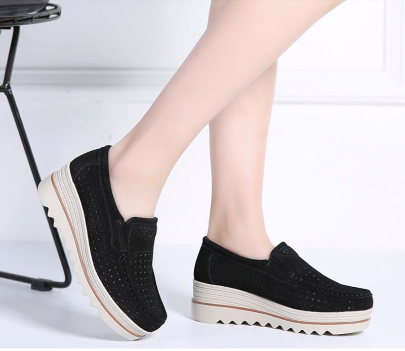 M10 Dames Platform Schoenen - Abrikoos