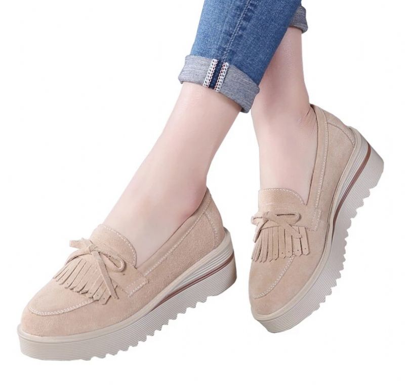 M12 Dames Platform Schoenen - Bruin