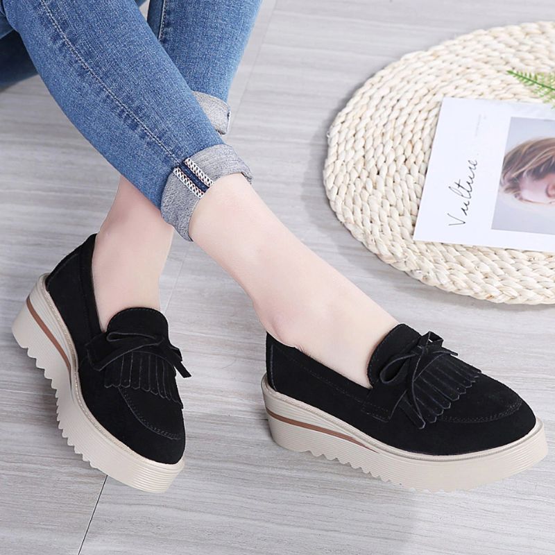 M12 Dames Platform Schoenen - Bruin