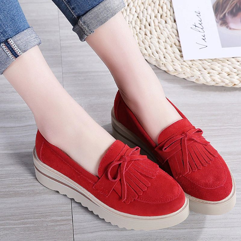 M12 Dames Platform Schoenen - Bruin
