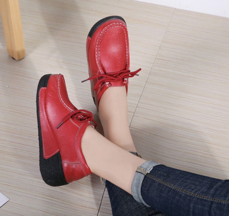 M13 Dames Platform Schoenen - Rood