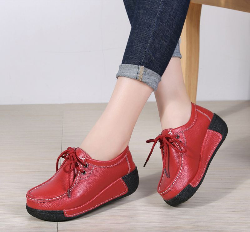 M13 Dames Platform Schoenen - Rood