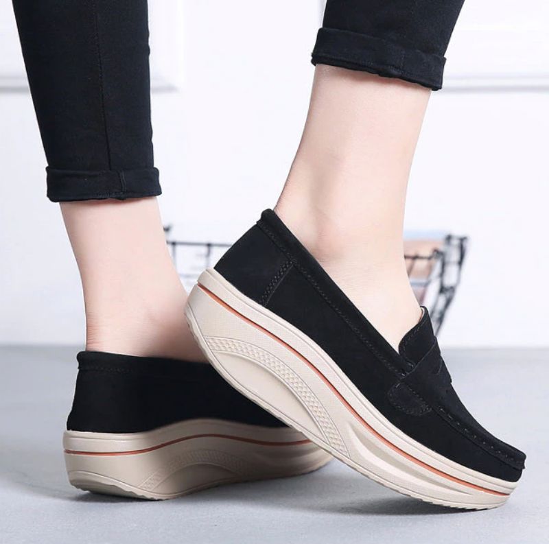M15 Dames Casual Platform Schoenen - Abrikoos