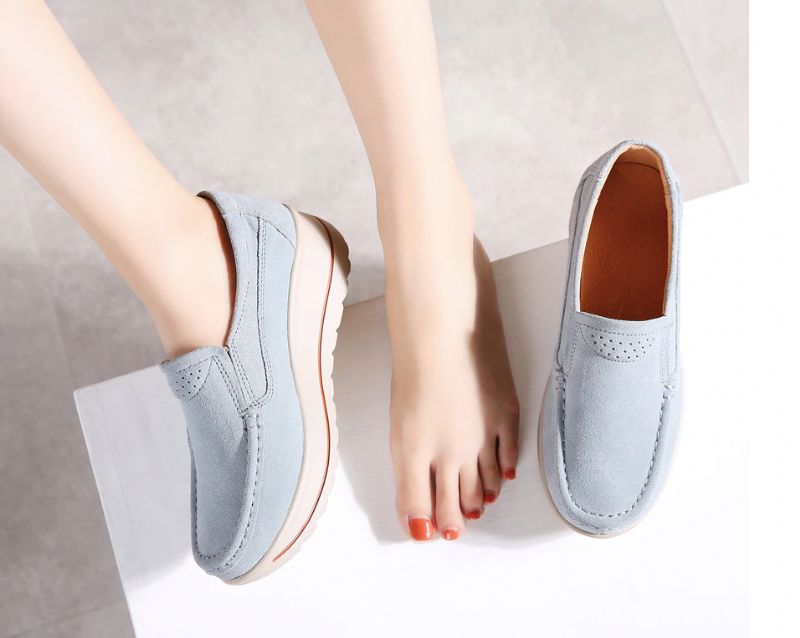 M15 Dames Platform Schoenen - Abrikoos