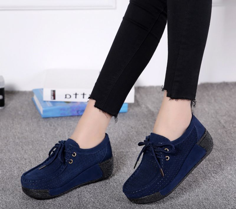 M4 Dames Veter Platform - Rood