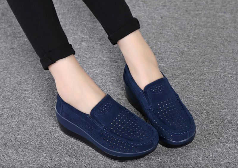 M8 Dames Platform - Grijs Hol
