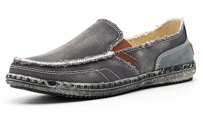 Macario Heren Loafers Casual Schoenen - Grijs