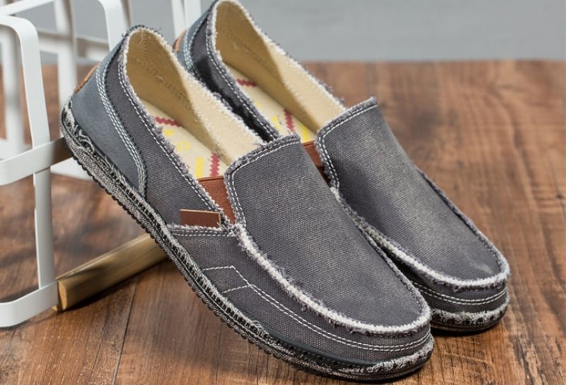Macario Heren Loafers Casual Schoenen - Grijs
