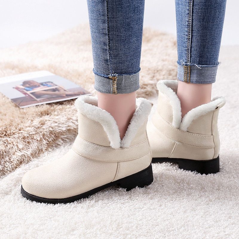Macha Dames Warme Winterlaarzen - Zwart