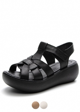 Macry Dames Peep Toe Wedges Sandalen