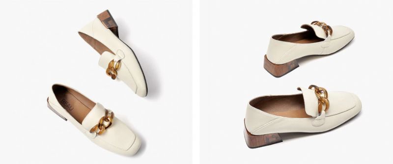 Madam Dames Loafer Schoenen - Beige