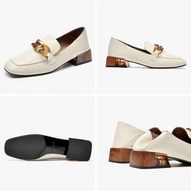 Madam Dames Loafer Schoenen - Beige