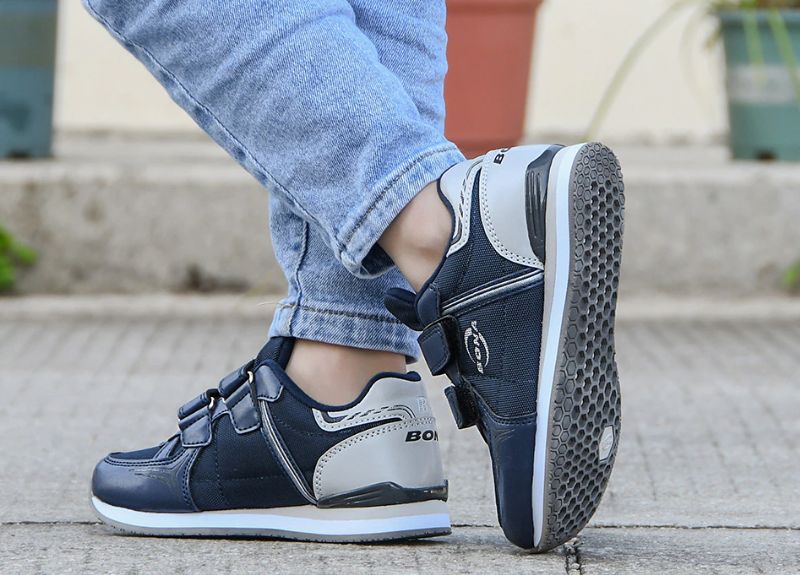 Madel Unisex Casual Sneaker Voor Kinderen - Marineblauw