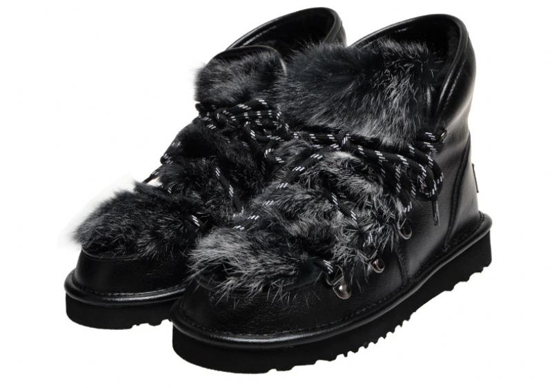 Madi Dames Warme Winter Laarzen - Zwart