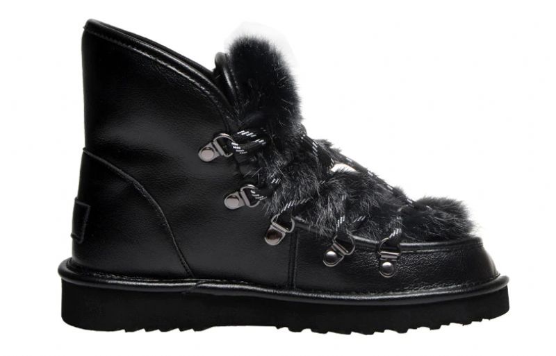 Madi Dames Warme Winter Laarzen - Zwart