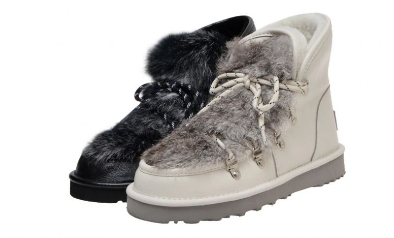 Madi Dames Warme Winter Laarzen - Zwart