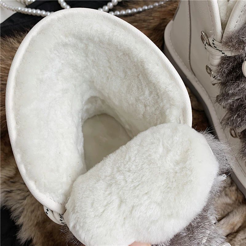 Madi Dames Warme Winter Laarzen - Zwart