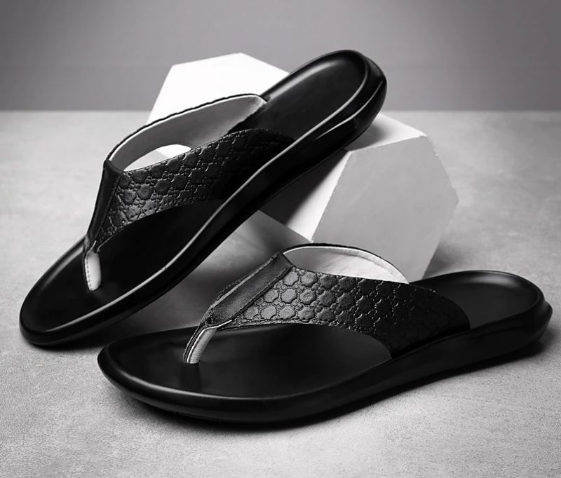 Madisson Heren Casual Flip Flop - Zwart
