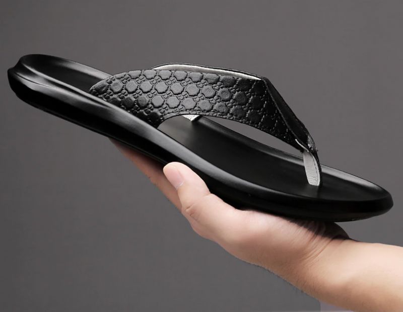 Madisson Heren Casual Flip Flop - Zwart