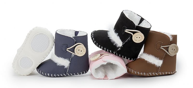 Madonna Baby Meisjes Snowboot - Wit Bont