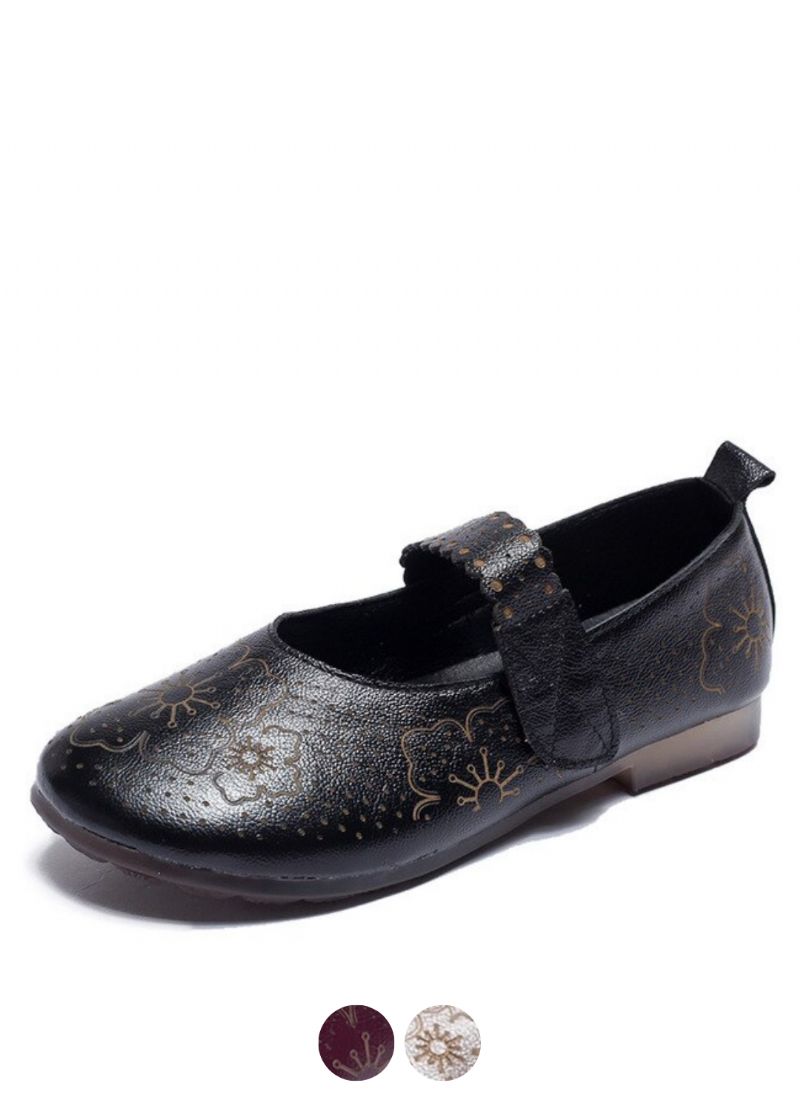 Mae Dames Zachte Zool Platte Schoenen