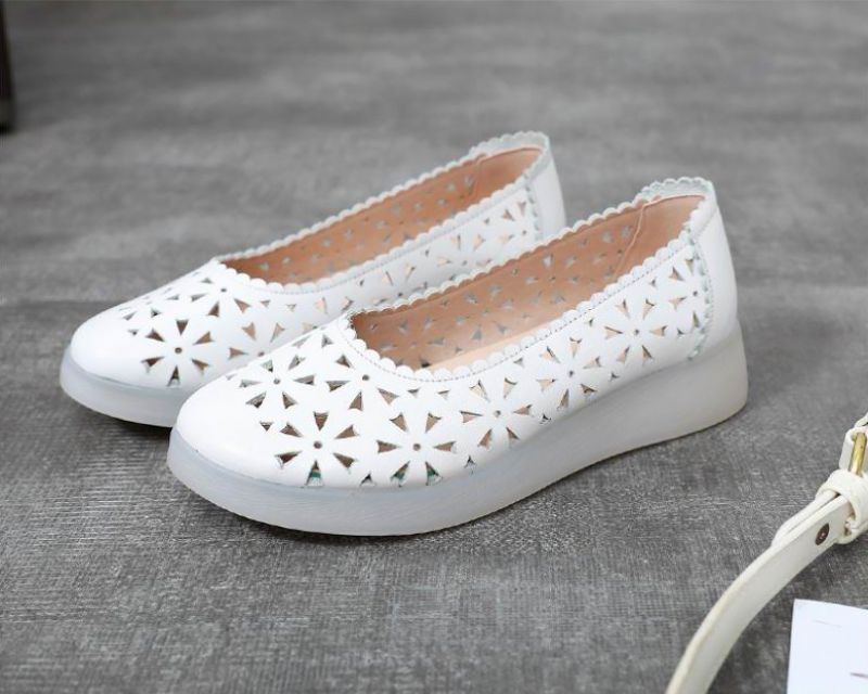 Magert Loafer Schoenen Voor Dames - Wit