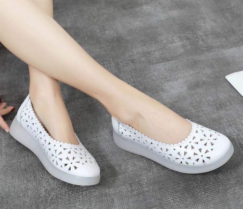 Magert Loafer Schoenen Voor Dames - Wit