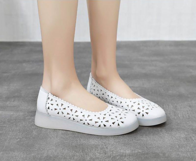 Magert Loafer Schoenen Voor Dames - Wit