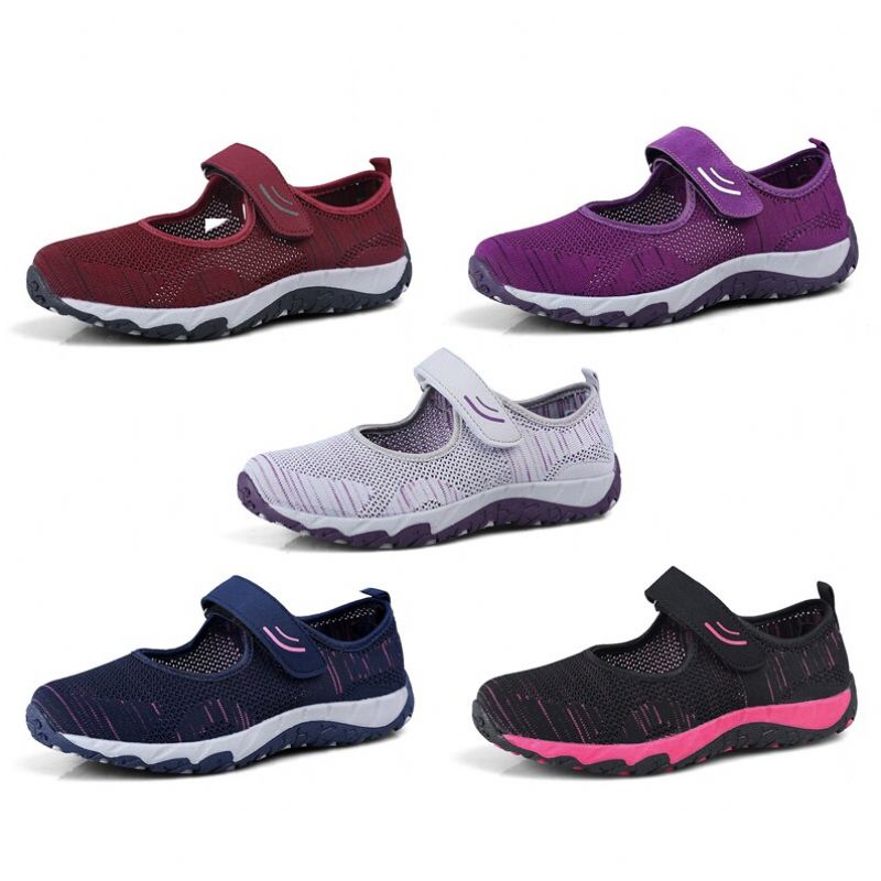Magnolia Dames Mesh Sneaker - Grijs 01