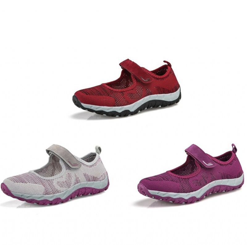 Magnolia Dames Mesh Sneaker - Grijs 01