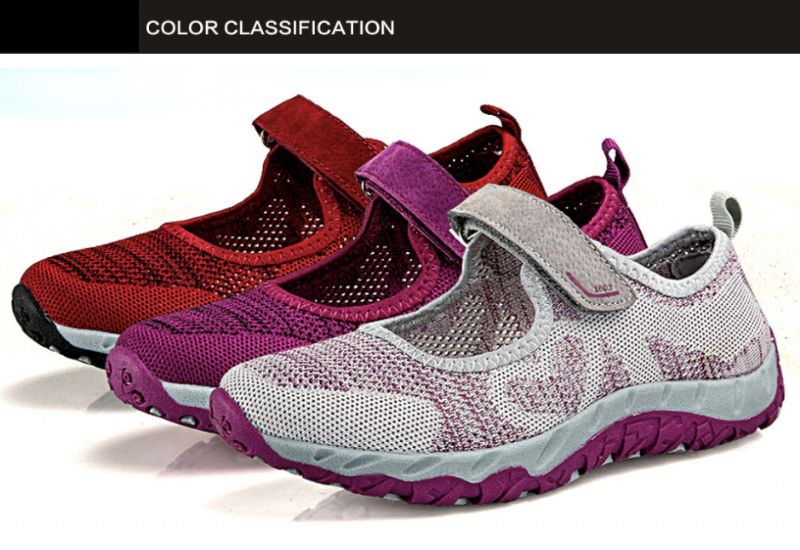 Magnolia Dames Mesh Sneaker - Grijs 01
