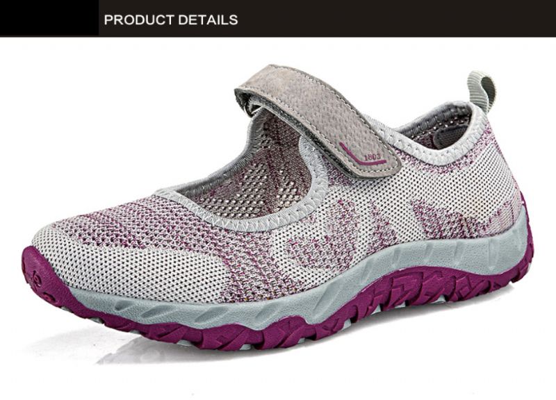 Magnolia Dames Mesh Sneaker - Grijs 01
