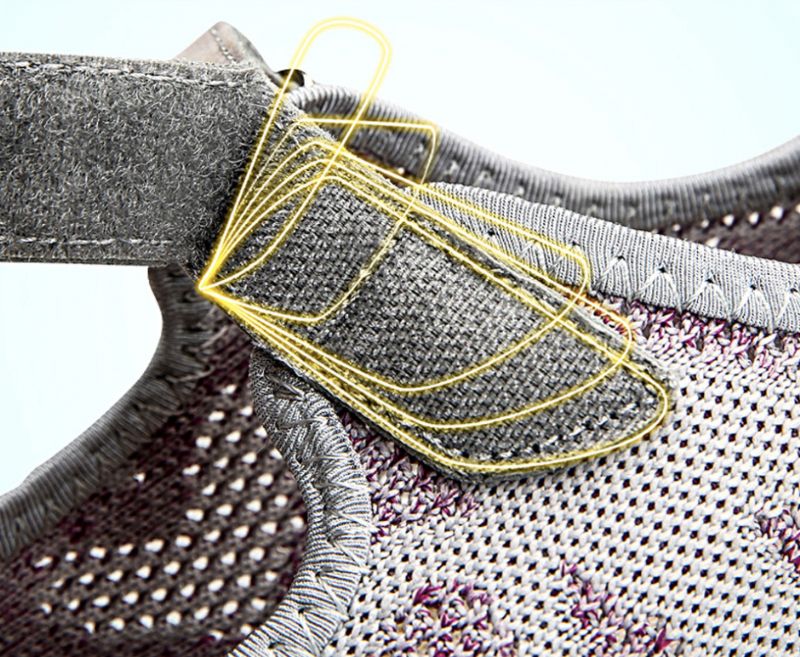Magnolia Dames Mesh Sneaker - Grijs 01