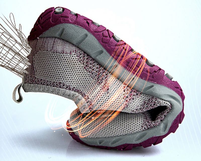 Magnolia Dames Mesh Sneaker - Grijs 01