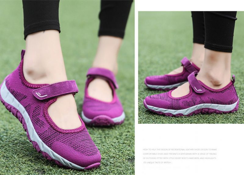 Magnolia Dames Mesh Sneaker - Grijs 01