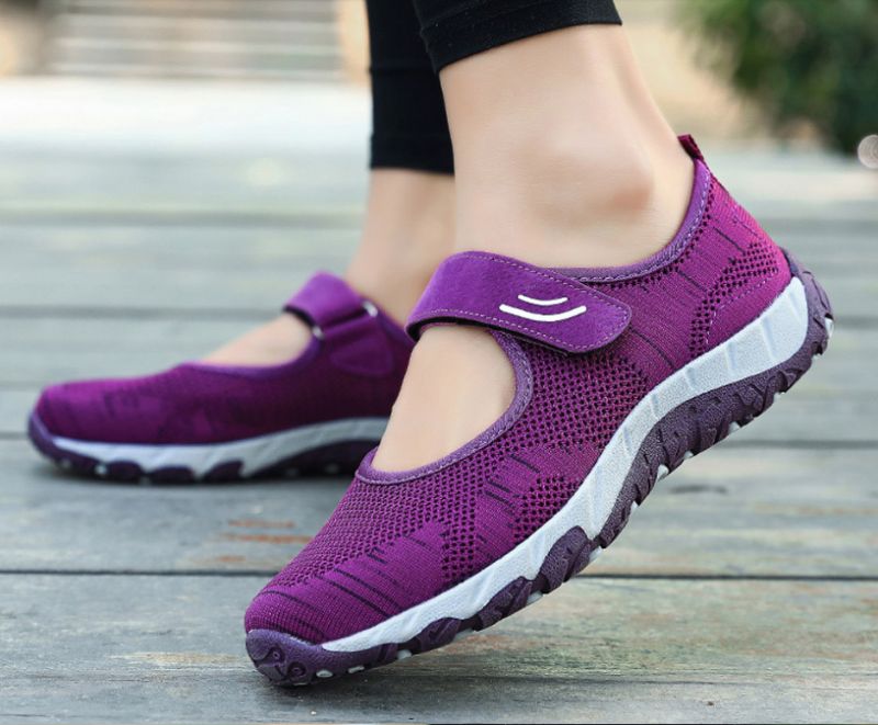 Magnolia Dames Mesh Sneaker - Grijs 01