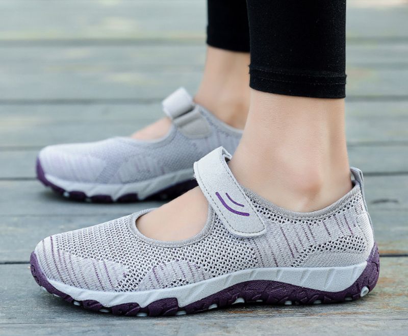 Magnolia Dames Mesh Sneaker - Grijs 01