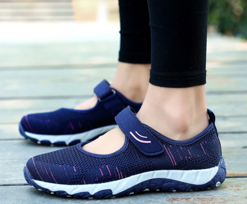Magnolia Dames Mesh Sneaker - Grijs 01