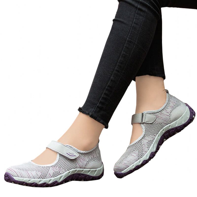 Magnolia Dames Mesh Sneaker - Grijs 01